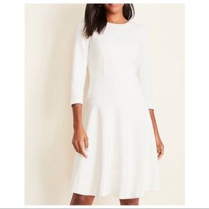 Ann Taylor Winter White Dress Size 8